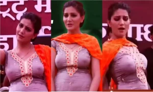 Sapna Choudhary&nbsp;सपना चौधरी ने स्टेज पर अपने ठुमको से मचाया धमाल सैकड़ो की भीड़ में मचा दिया बवाल&nbsp;