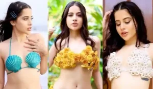Urfi Javed: उर्फी जावेद ने बॉडी पर सिर्फ फूलो को चिपकाकर ब्रोकली से बना ली बिकनी, इस एक्ट्रेस का फैशन देख फैंस भी रह गए दंग 
