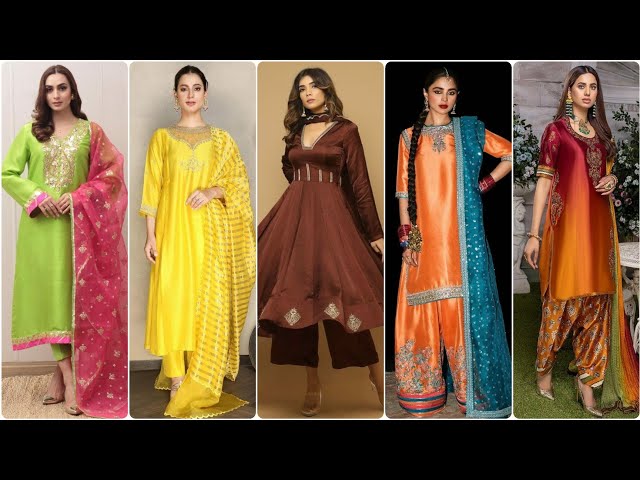 Silk Suit Designs रक्षाबंधन पर घर ले आये नये डिजाईन वाले सिल्क फैब्रिक सूट