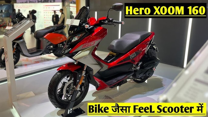 जबरदस्त डिज़ाइन के साथ मार्केट में उतरा Hero Xoom160 का धांसू scooter लाजवाब फीचर्स में