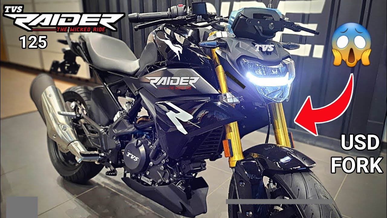 दमदार लुक और लाजवाब फीचर्स के साथ मार्केट में पेश हुई Tvs Raider 125 की रापचिक bike